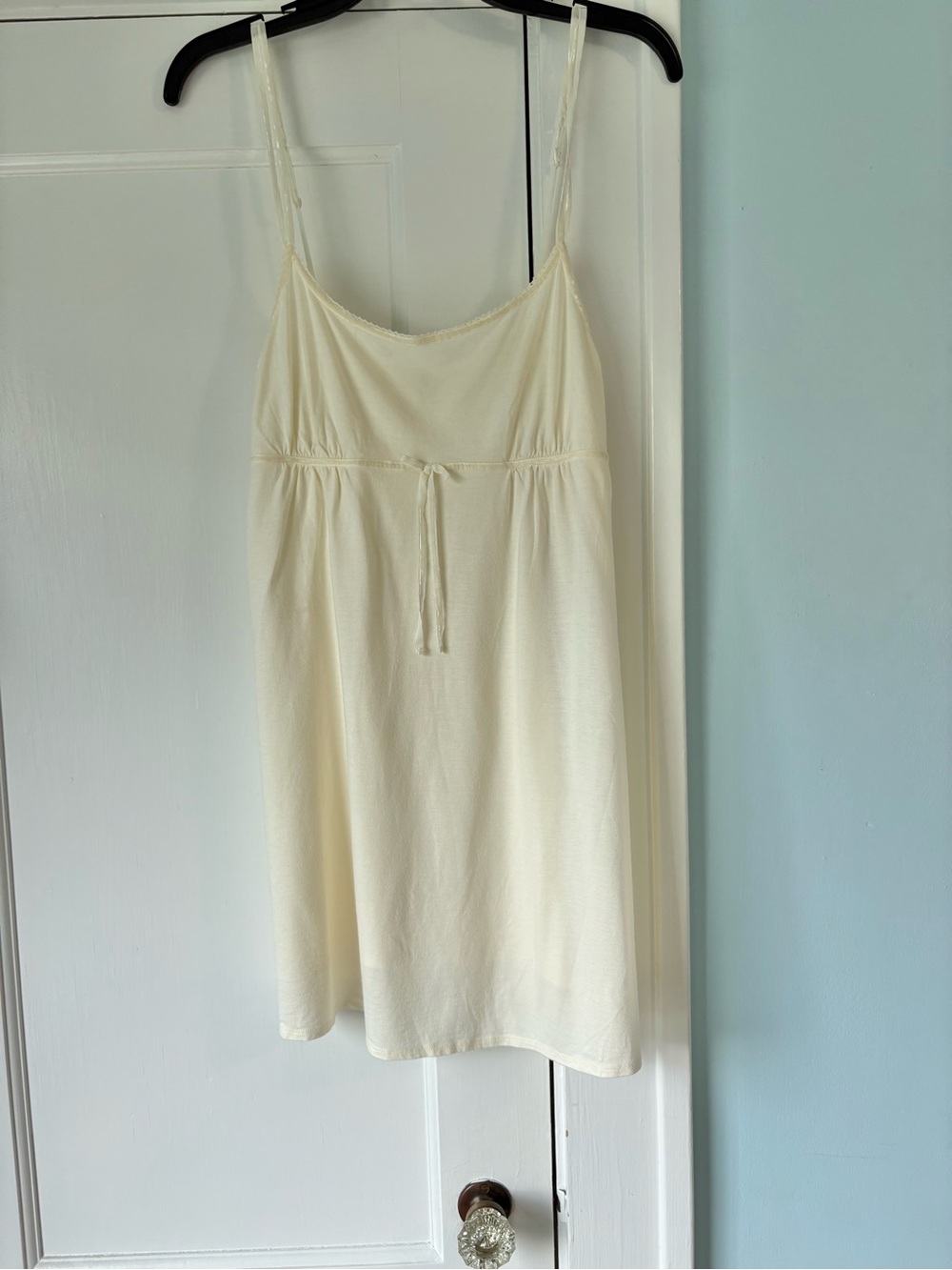 Vintage Victoria’s Secret Country Cream Lace Rare Babydoll Milkmaid Slip Dress S
